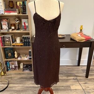 NANETTE LAPORE | Brown Sequin Dress NWT Vintage Sz 10